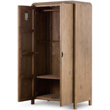 Everson Cabinet, Scrubbed Teak-Furniture - Storage-High Fashion Home