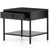 Soto End Table, Black-Furniture - Accent Tables-High Fashion Home