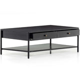 Soto Coffee Table, Black-Furniture - Accent Tables-High Fashion Home