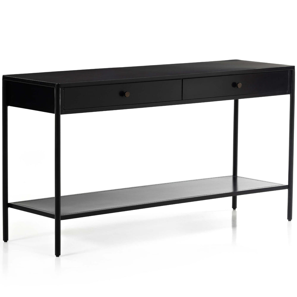 Soto Console Table, Black-Furniture - Accent Tables-High Fashion Home