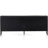 Soto Media Console, Black-Furniture - Storage-High Fashion Home