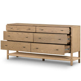 Zuma 6 Drawer Dresser, Dune Ash-Furniture - Storage-High Fashion Home