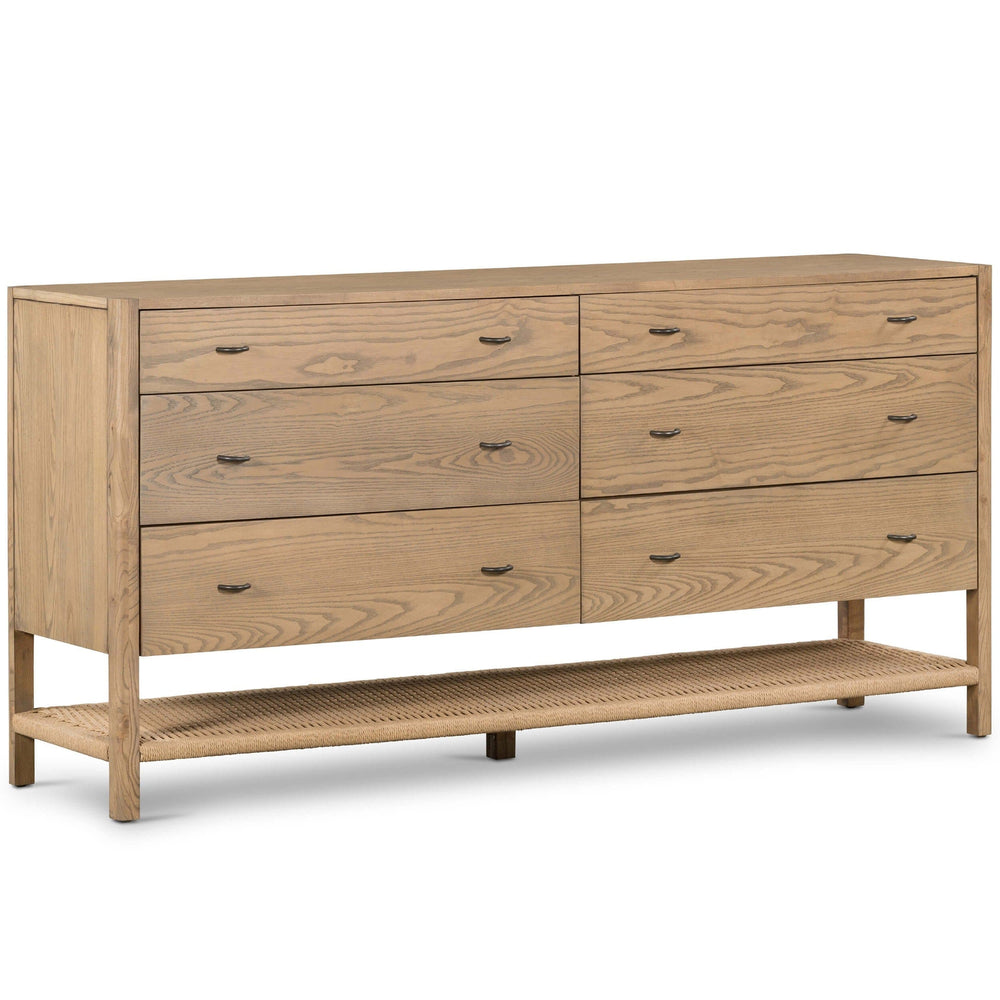 Zuma 6 Drawer Dresser, Dune Ash-Furniture - Storage-High Fashion Home