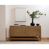 Zuma 6 Drawer Dresser, Dune Ash-Furniture - Storage-High Fashion Home