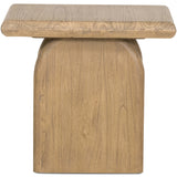 Sorrento End Table, Aged Drift Mindi-Furniture - Accent Tables-High Fashion Home