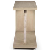 Darian Console Table, White Mahogany-Furniture - Accent Tables-High Fashion Home