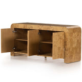 Jenson Media Console, Natural Poplar-Furniture - Storage-High Fashion Home