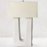 Cuit Table Lamp, Matte White-Lighting-High Fashion Home