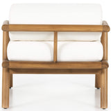 Emmy Outdoor Chair, Natural Teak-Furniture - Chairs-High Fashion Home