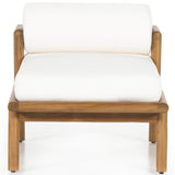 Emmy Outdoor Chair, Natural Teak-Furniture - Chairs-High Fashion Home