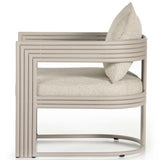 Lambert Outdoor Chair, Dove Taupe-Furniture - Chairs-High Fashion Home