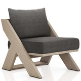 Hagen Outdoor Chair, Charcoal/Wash Brown-Furniture - Chairs-High Fashion Home