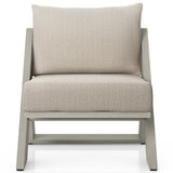 Hagen Outdoor Chair, Faye Sand/Weathered Grey-Furniture - Chairs-High Fashion Home