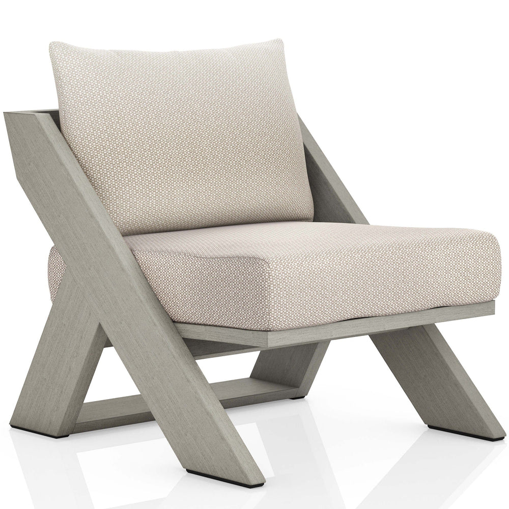 Hagen Outdoor Chair, Faye Sand/Weathered Grey-Furniture - Chairs-High Fashion Home