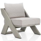 Hagen Outdoor Chair, Stone Grey/Weathered Grey-Furniture - Chairs-High Fashion Home