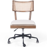 Britt Desk Chair, Distressed Sable Beech-Furniture - Office-High Fashion Home