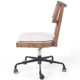 Britt Desk Chair, Distressed Sable Beech-Furniture - Office-High Fashion Home