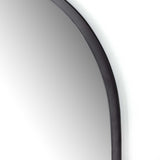 Georgina Wide Mirror, Matte Black-Accessories-High Fashion Home