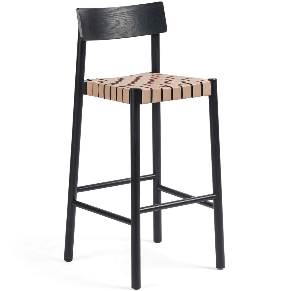 Heisler Bar Stool, Black-Furniture - Dining-High Fashion Home