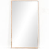 Vora Floor Mirror, Whitewash Acacia-Accessories-High Fashion Home