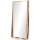 Vora Floor Mirror, Whitewash Acacia-Accessories-High Fashion Home