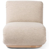 Tricia Swivel Chair, Athena Taupe-Furniture - Chairs-High Fashion Home