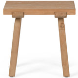 Lahana Accent Stool, Natural Elm-Furniture - Chairs-High Fashion Home