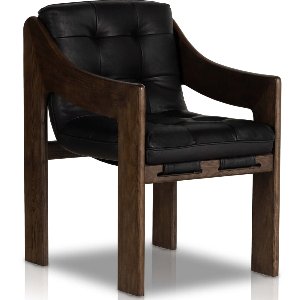 Halston Arm Chair, Heirloom Black