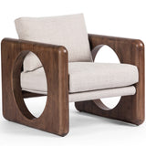 Downey Chair, Gibson Wheat-Furniture - Chairs-High Fashion Home