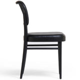 Court Dining Chair, Black, Set of 2