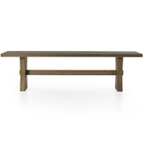 Tia Dining Table 108", Drifted Oak Solid-Furniture - Dining-High Fashion Home