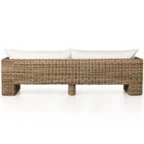 Holt 99" Outdoor Sofa, Natural Ivory-Furniture - Sofas-High Fashion Home