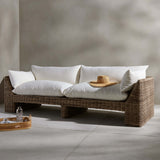 Holt 99" Outdoor Sofa, Natural Ivory-Furniture - Sofas-High Fashion Home