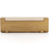 Ward Accent Bench, Natural Nettlewood-Furniture - Chairs-High Fashion Home