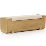 Ward Accent Bench, Natural Nettlewood-Furniture - Chairs-High Fashion Home