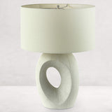 Komi Table Lamp, Textured Matte White-Lighting-High Fashion Home