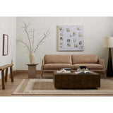 Arum End Table, Cream Marble-Furniture - Accent Tables-High Fashion Home