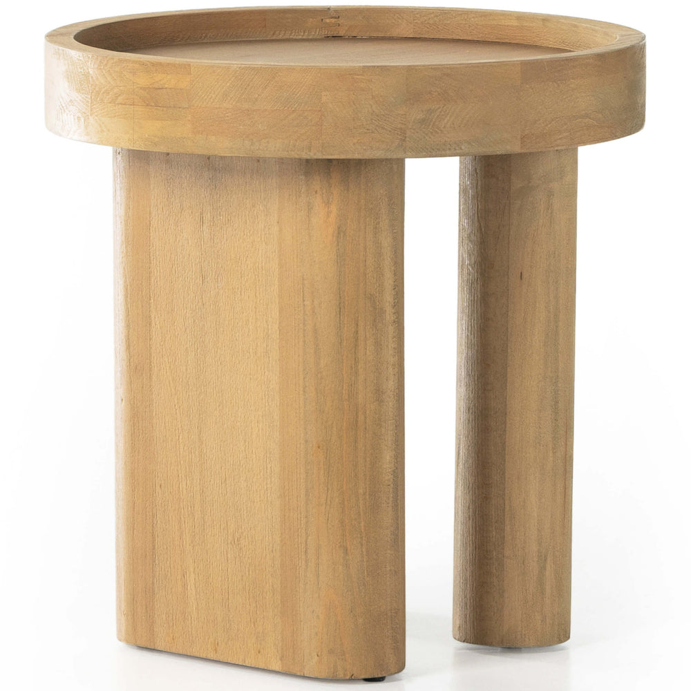 Schwell End Table, Natural Beeech-High Fashion Home