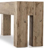 Abaso Console Table, Rustic Wormwood