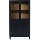 Levine Cabinet, Black-Furniture - Storage-High Fashion Home