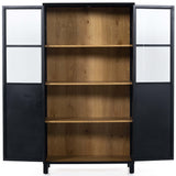 Levine Cabinet, Black-Furniture - Storage-High Fashion Home