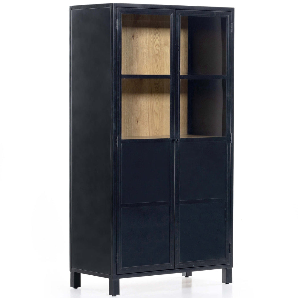 Levine Cabinet, Black-Furniture - Storage-High Fashion Home