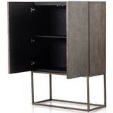 Roman Bar Cabinet, Oxidized Iron-Furniture - Storage-High Fashion Home