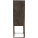 Roman Bar Cabinet, Oxidized Iron-Furniture - Storage-High Fashion Home