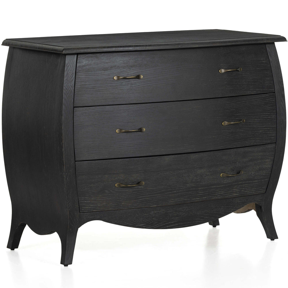 Antoinette Chest, Distressed Black-Furniture - Storage-High Fashion Home