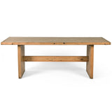 Tosa Dining Table, Weathered Pine-Furniture - Dining-High Fashion Home