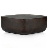 Basil Square Outdoor Coffee Table, Antique Rust-Furniture - Accent Tables-High Fashion Home