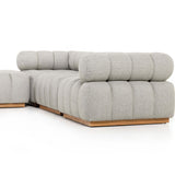 Roma Outdoor 3 Piece Sectional W/Ottoman-Furniture - Sofas-High Fashion Home