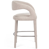 Hawkins Bar Stool, Gunmetal-Furniture - Dining-High Fashion Home