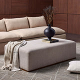 Clive Rectangular Ottoman, Gibson Taupe